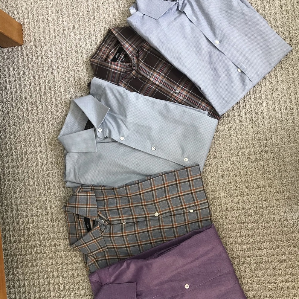 5 Boss & Boss selection men’s dress shirts size 39/15.5